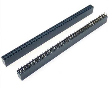 PIN HEADER 2*40 FEMALE 2.54MM straight 