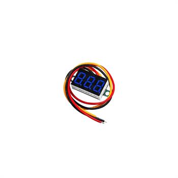 VOLTMETER DISPLAY BLUE 0~100V.DC 0.36 INCH 3WIRE