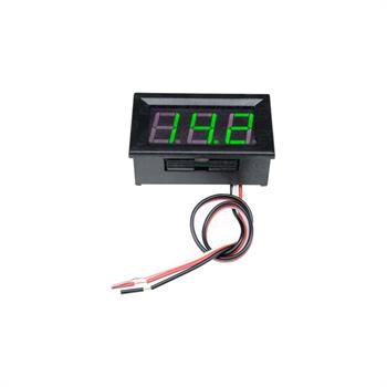 VOLTMETER DISPLAY GREEN 0~100V.DC 0.56 INCH 3WIRE