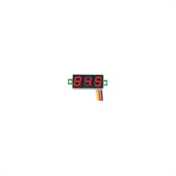 VOLTMETER DISPLAY RED 0~100V.DC 0.28 INCH 3WIRE