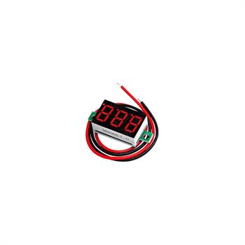 VOLTMETER DISPLAY RED 0~100V.DC 0.36 INCH 3WIRE